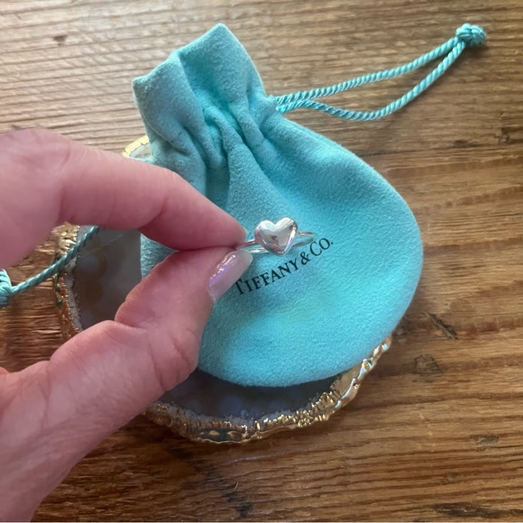 Tiffany & Co. Jewelry - Auth. Tiffany & Co.® Puffy Heart Sterling Silver Ring - HARD TO FIND Size 6.25